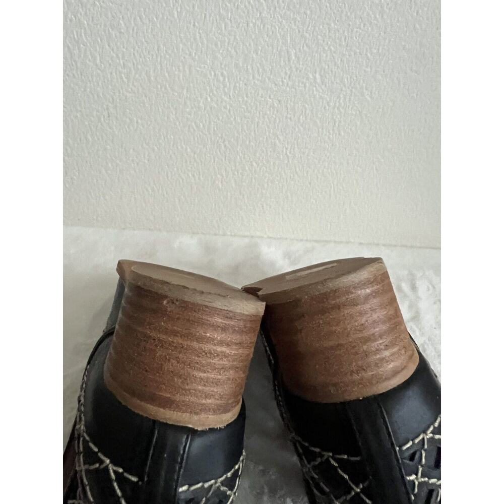 Jeffrey Campbell Taggart Bootie Boots Cage Leather Size 7 - Picture 10 of 13